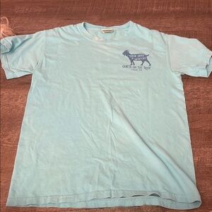 Light Blue Graphic T-Shirt